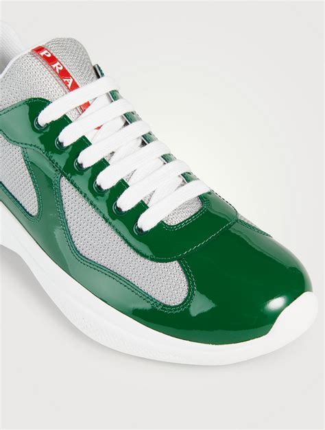 prada white and green|prada sneakers white.